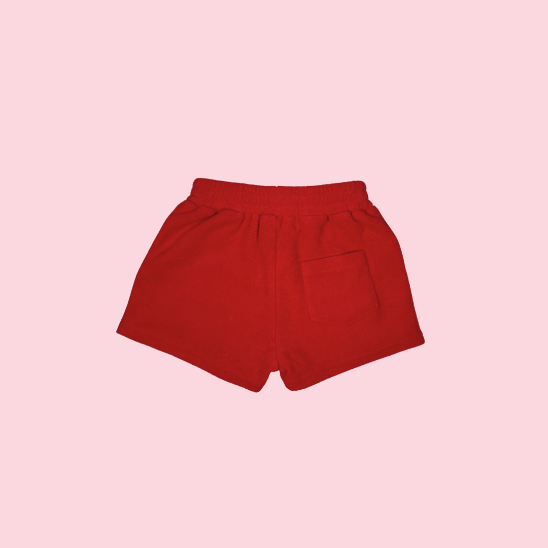 God is love shorts - Red