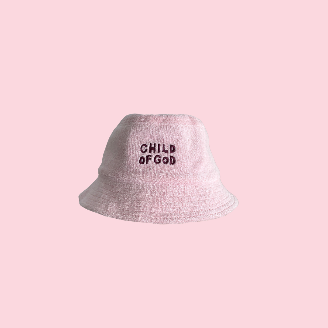God is love reversible bucket hat