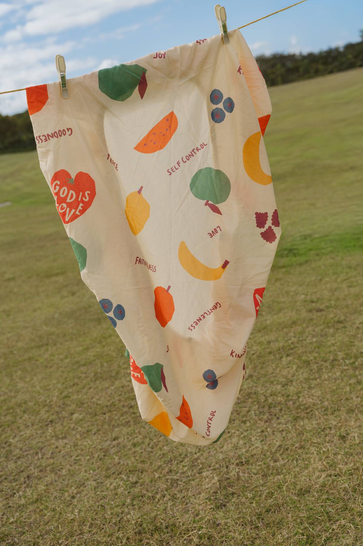Fruit Of The Spirit Organic Washed Cotton COT SHEET
