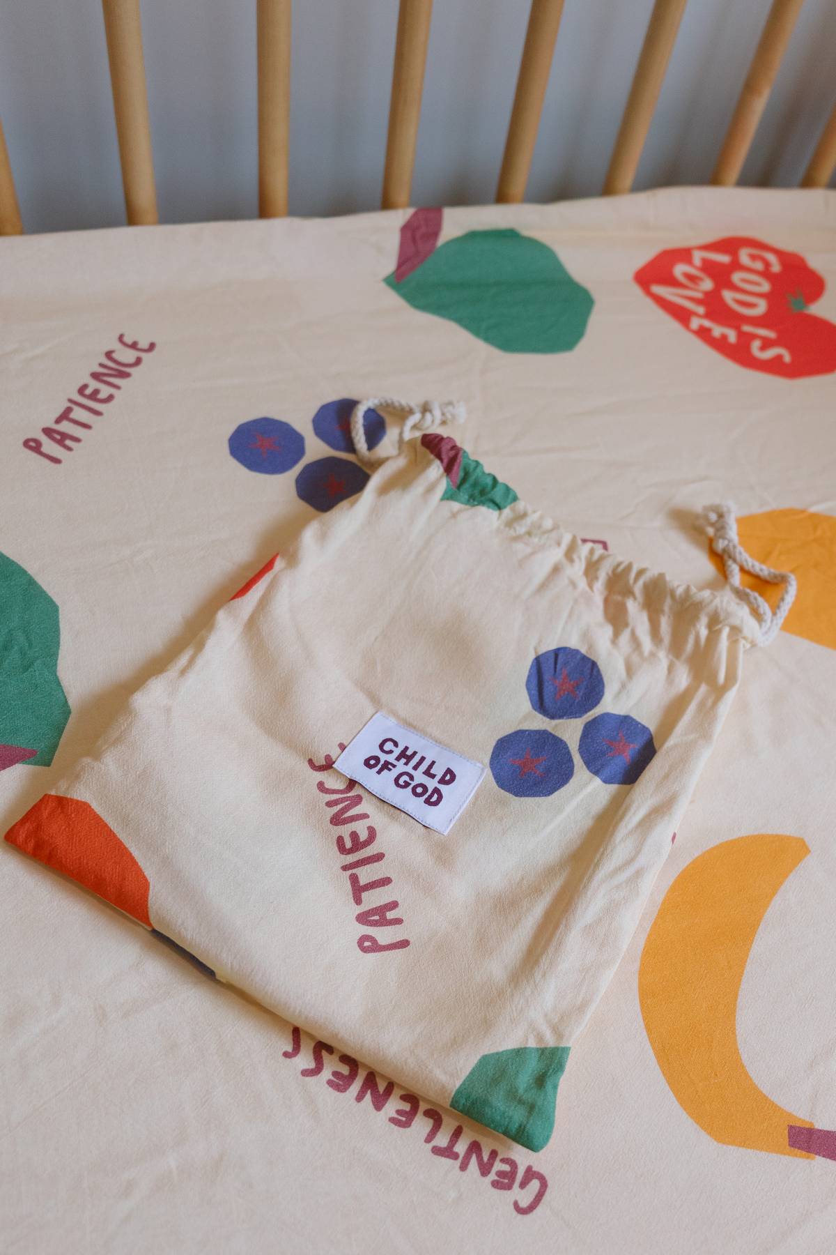 Fruit Of The Spirit Organic Washed Cotton COT SHEET
